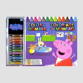 Peppa pig coloriage par numero