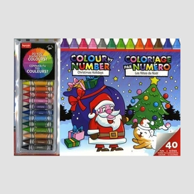 Fetes de noel coloriage par numero