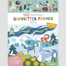 500 premieres gommettes formes hiver