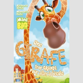Une girafe trop grande pour aller a l'ec