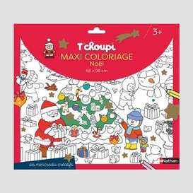 T'choupi maxi coloriage noel