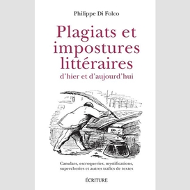 Plagiats et impostures litteraires