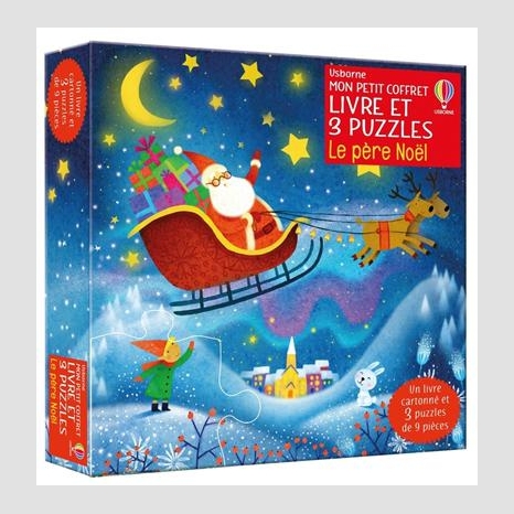 Livre et puzzle 40 pièces - Noël