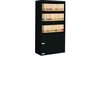 Armoire de rangement 5 tablettes noir