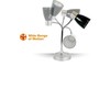 Lampe del puck 3w arg/noir