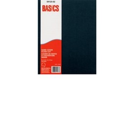 Cahier rigide bleu basics 192p 9x7.25