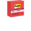 5/pqt post-it 3x3 450 fles/bloc rouge