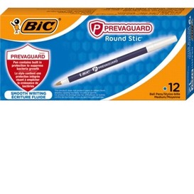 12/bte stylo med bleu bic round