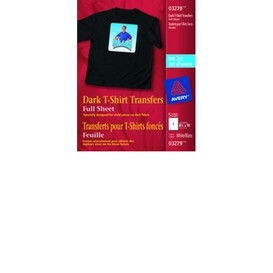 Avery t-shirt transfer/dark fabric 5pk