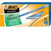 12/bte stylo bille bleu fin bic round