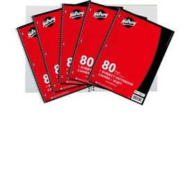 Cahier 1 sujet 80 p 10,5x8 rouge