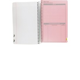 Cahier 5 sujets 300p 6x9 vert