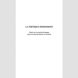 La poétique sémiophone