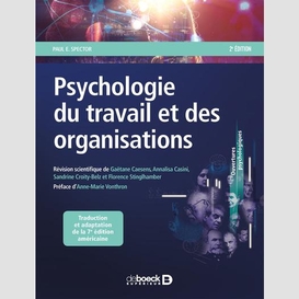 Psychologie du travail et des organisati