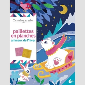 Paillettes en planches animaux de l'hive