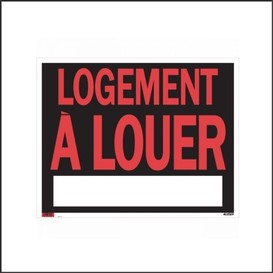 Affiche 19 x 24 logement a louer