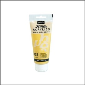 Acrylique studio 100ml or iridescent