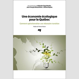 Une économie écologique pour le québec