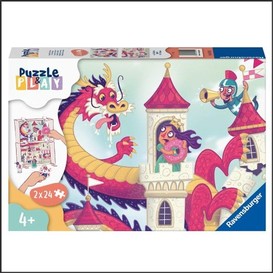 Puzzle & play 2x24mcx - royaume donuts
