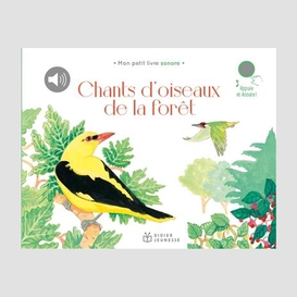 Chants d'oiseaux de la foret