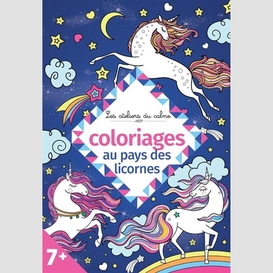 Coloriages au pays des licornes