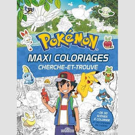 Pokemon maxi coloriages cherche et trouv