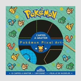 Cartes a gratter pokemon pixel art (vert