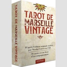 Coffret tarot de marseille vintage