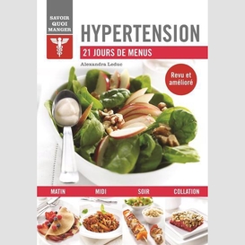 Hypertension 21 jours de menus