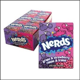 Boite de nerds raisin et fraise