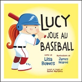 Lucy joue au baseball