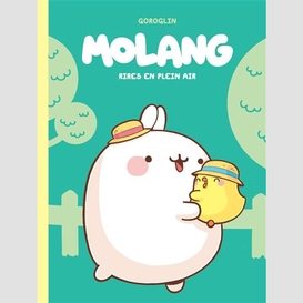 Molang rires en plein air