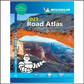 Road atlas america 2023 usa canada mexi