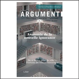 Revue argument v.24 no.02 anatomie de la