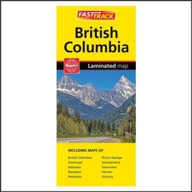 Colombie-britanique (carte plastifie)