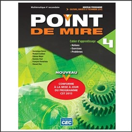 Point de mire cst sec 4 cahier