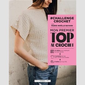 Challenge mon premier top au crochet