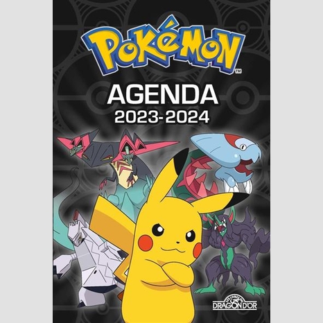 Pokémon – Agenda 2023-2024 – Avec des informations sur les Pokémon