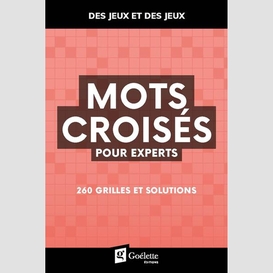 Mots croises pour experts