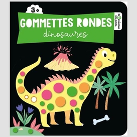 Gommettes rondes dinosaures