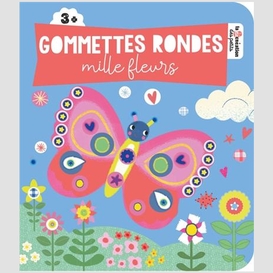 Gommettes rondes mille fleurs