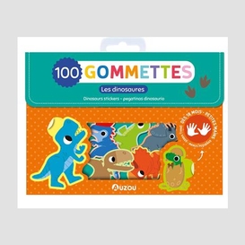 100 gommettes les dinosaures