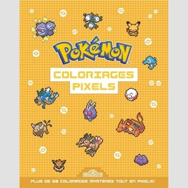 Pokemon coloriages pixels