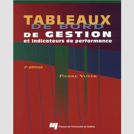 Tableaux de bord de gestion et indicateurs de performance