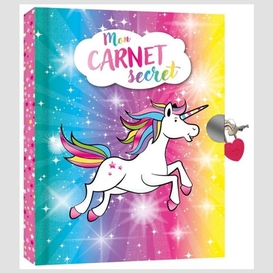 Mon carnet secret licorne