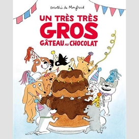 Un tres tres gros gateau au chocolat