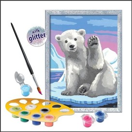 Peinture a # 9ans + ours polaires