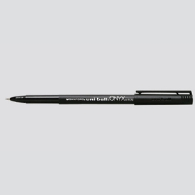 12/bte stylo bille roul noir fin onyx