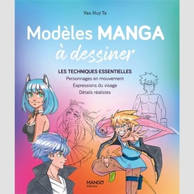 Modeles manga a dessiner