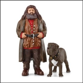 Figurine harry potter - hagrid & crockd